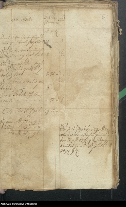 image.from.unit.number "Gross-Engelauschen Schul-Cassen Rechnung"