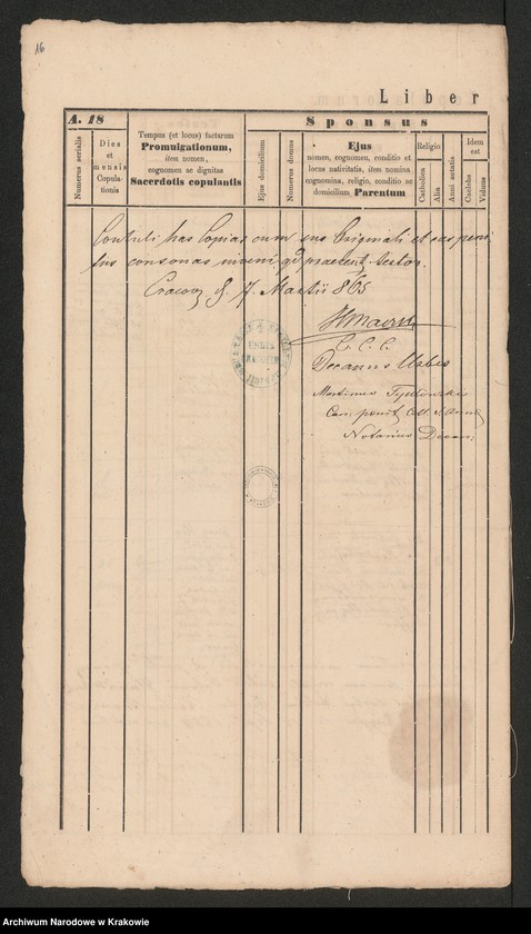 Obraz 10 z jednostki "[Księga małżeństw]"