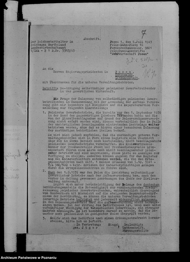 Obraz 11 z jednostki "Handwerks- und Handelsausübung"