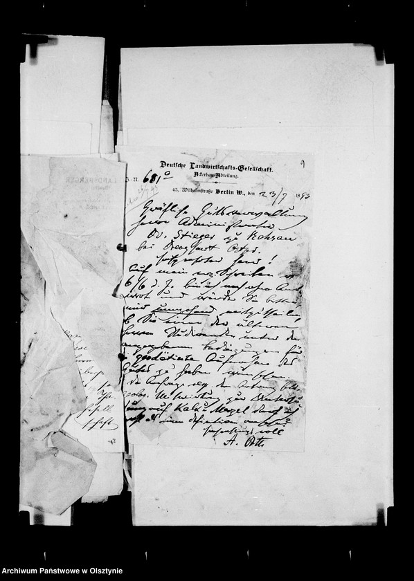 image.from.unit.number "/Korrespondenz der Deutschen Landwirtschafts Gesellschaft u. der Rechtsanwälte Steller, Axt u. Landsberger mit Dr. Stieger- Rehsau/"