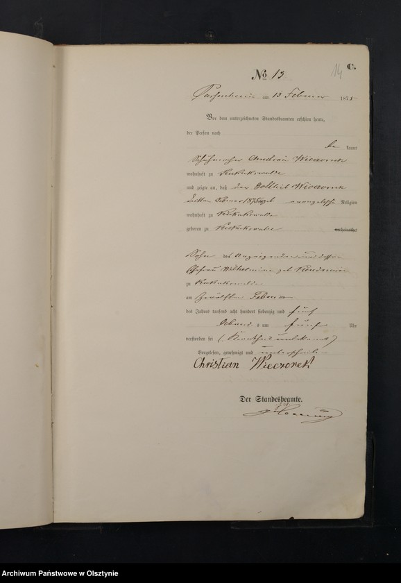 image.from.unit.number "Haupt-Sterbe-Register Nr 1 - 126"