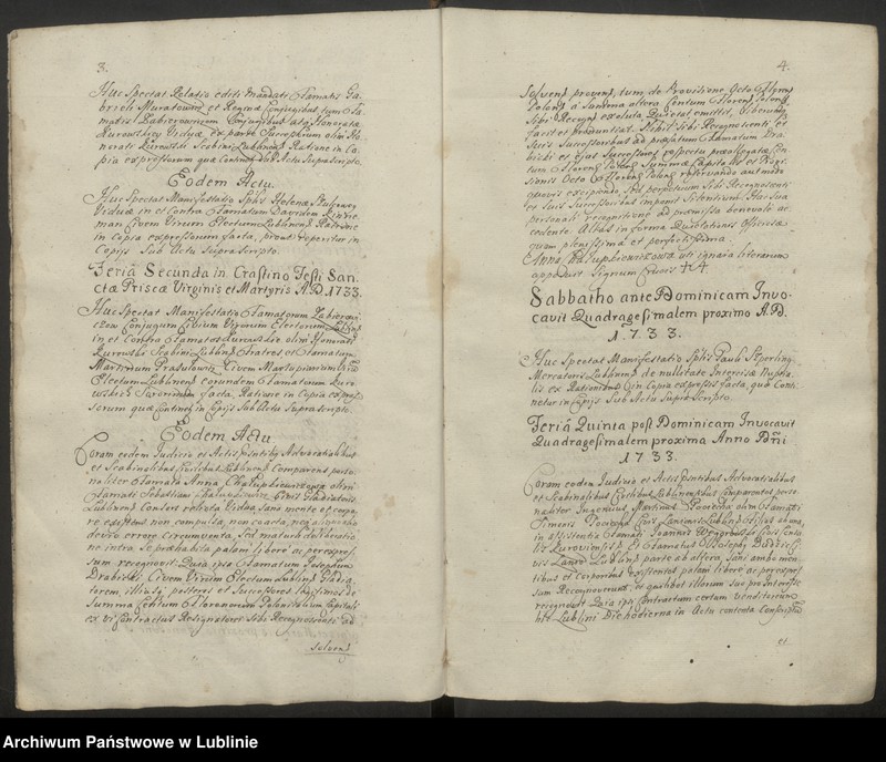 image.from.unit.number "Prothocollon inscriptionum, donationum, intromissionum, manifestationum, oblatarum aliorumque officiosorum actuum iudicii advocatialis civilis Lublinensis"