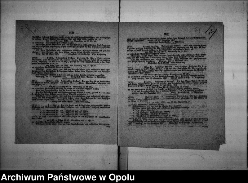 Obraz 19 z jednostki "Acta der Polizei - Verwaltung zu Oppeln betreffend gewerbl[iche] Anlage die Gasanstalt Vol. I"