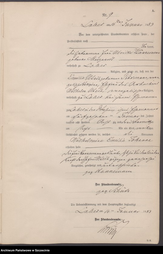 Obraz 13 z jednostki "Geburts-Register (Neben-Register)"