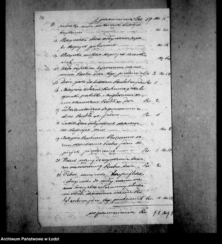 Obraz 15 z jednostki "Akta tyczące się ustanowienia opieki nad nieletnimi Pauliną i Matyldą Ryman po zmarłej Johannie z Zystlów Ryman"