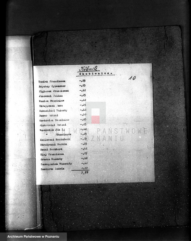 Obraz 14 z jednostki "Wykaz lasów powiatu wolsztyńskiego według stanu z dnia 1 I 1937 r."