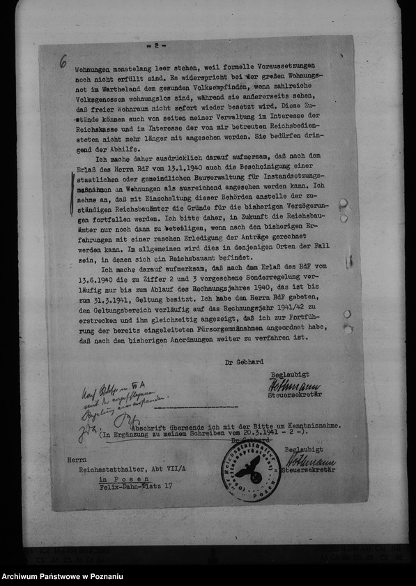 Obraz 10 z jednostki "Bauplätze für die Reichsbauämter, Finanzämter"