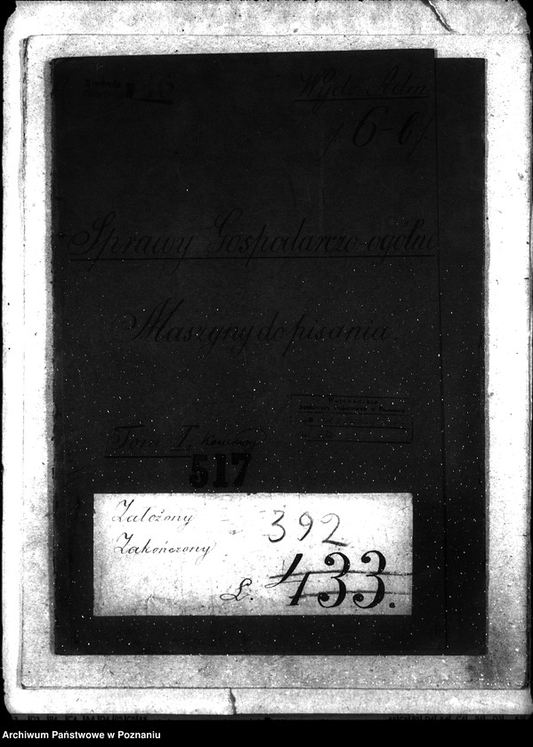 Obraz 4 z jednostki "Sprawy gospodarcze-ogólne maszyny do pisania"