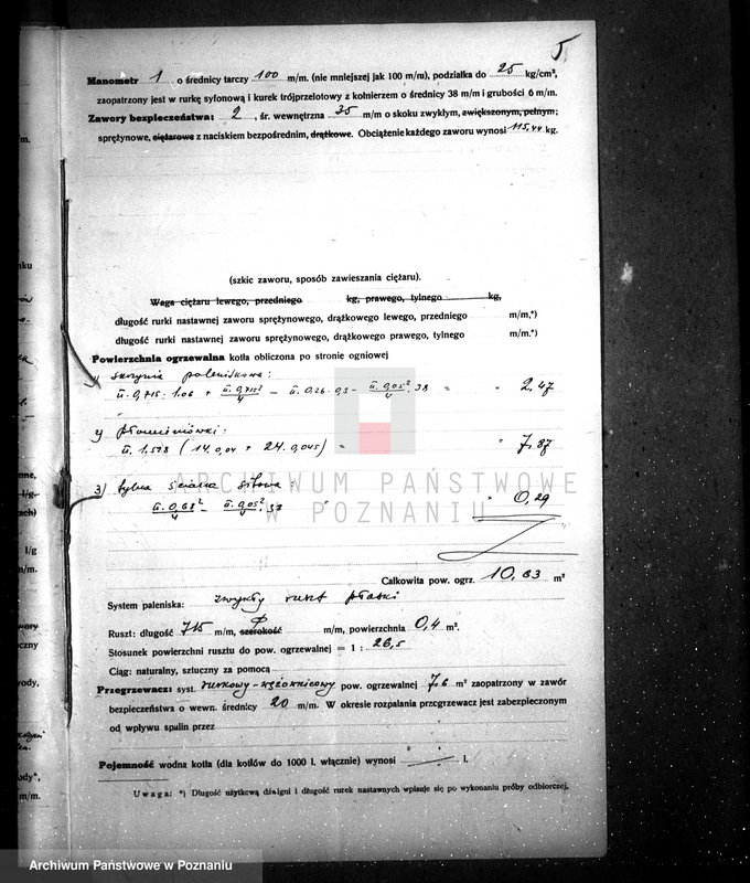 Obraz 9 z jednostki "Majątek Dąbcze, pow. leszczyński własność B. Płócieniak, nr woj. kotła 6378"