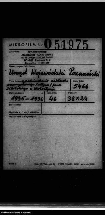 Obraz 2 z jednostki "Zatwierdzenie zakładu przemysłowego /młyna/ Jana Sibilskiego w Wolsztynie"