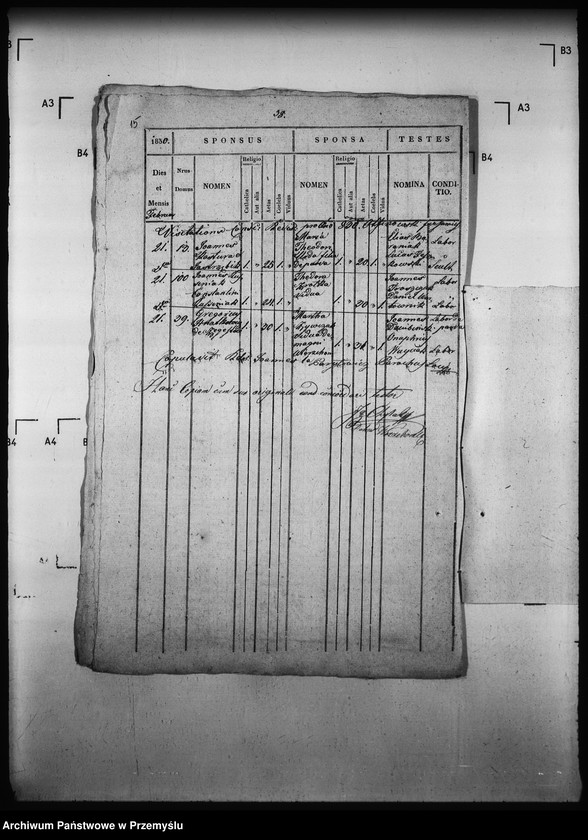 image.from.unit.number "[Kopie ksiąg metrykalnych parafii Wierzchomla Wielka z filiami Wierzchomla Mała, Zubrzyk (dekanat Muszyna)]"