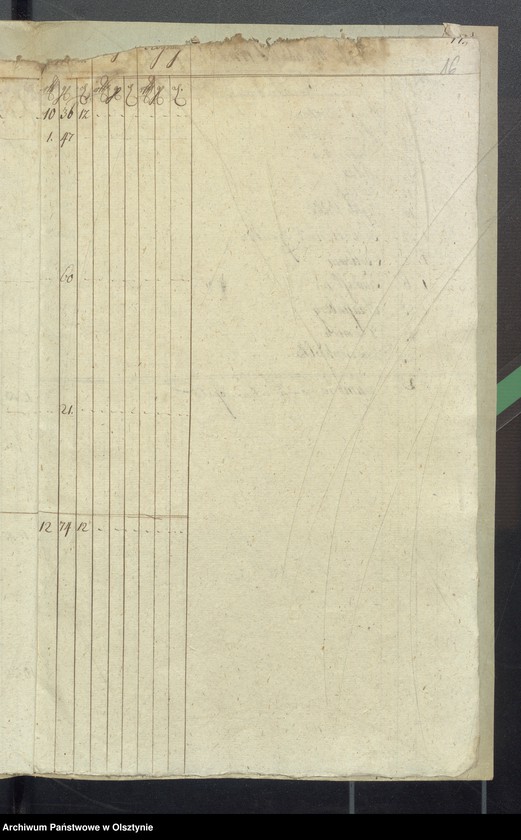 image.from.unit.number "Kobultische Kirchen Jahres Rechnung über Einnahme und Ausgabe Geld"