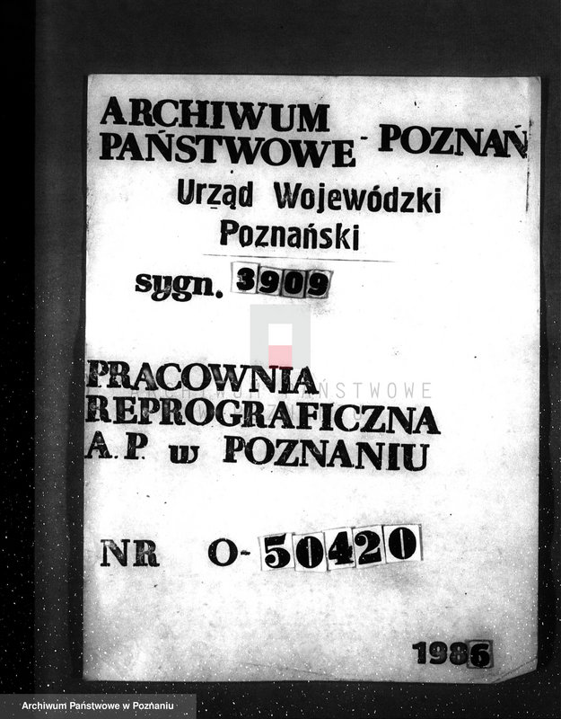 image.from.unit.number "Plan urządzenia gospodarstwa leśnego dla lasu Anny Far w Piotrowie powiat szamotulski 1930-1940"