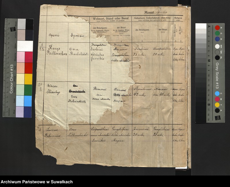 image.from.unit.number "[Księga akt małżeństw parafii rzymskokatolickiej w Puńsku z lat 1918-1921]"