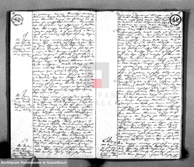 image.from.unit.number "Akta Cywilne Małżeństw Urzędnika Stanu Cywilnego Gminy Liszkowskiey w Roku 1815/16 spisane"