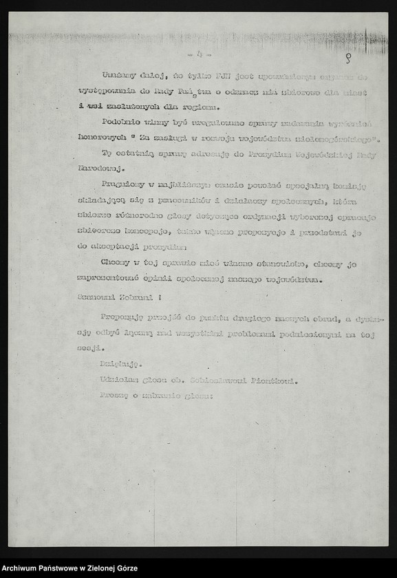 image.from.unit.number "Posiedzenia plenarne Wojewódzkiego Komitetu Frontu Jedności Narodu"