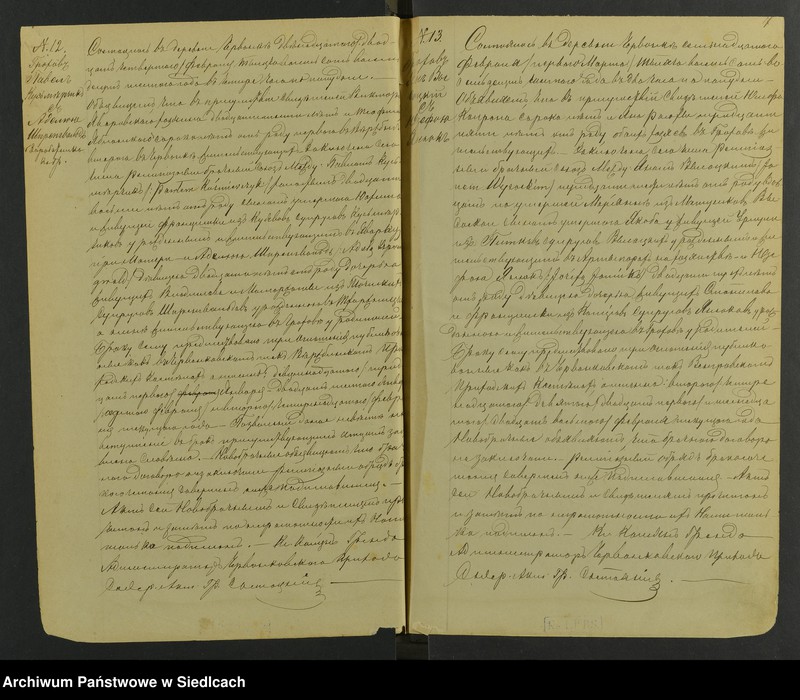 image.from.unit.number "[Akta małżeństw. Rok 1907 do aktu nr 13]"