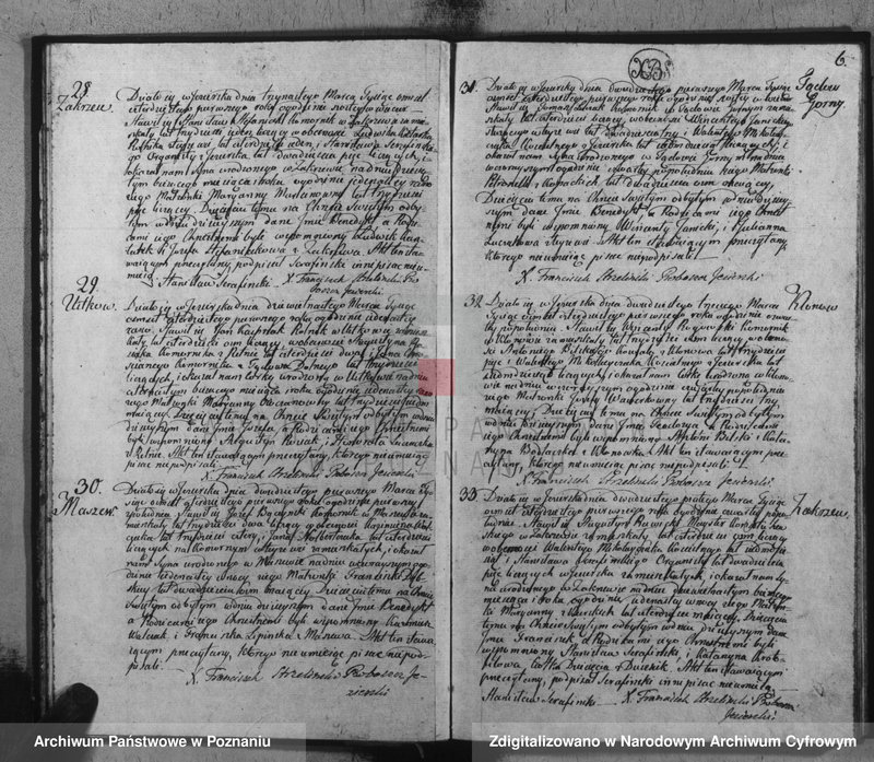 Obraz 8 z jednostki "Akta urodzeń, małżeństw i zgonu"
