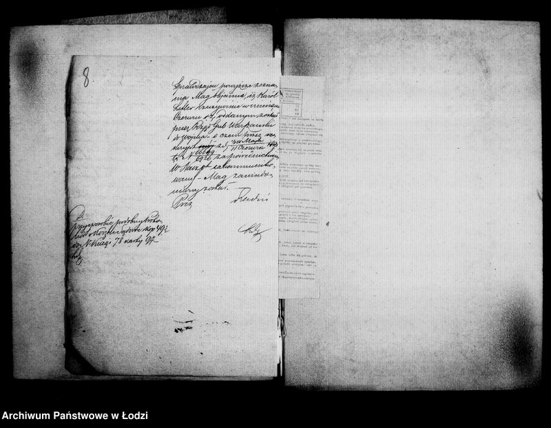 Obraz 11 z jednostki "Akta tyczące się awizacji"