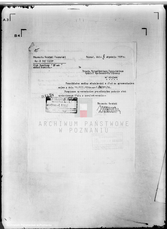 Obraz 19 z jednostki "/Klub Sportowy,,Blask" Poznań Starołęka/"