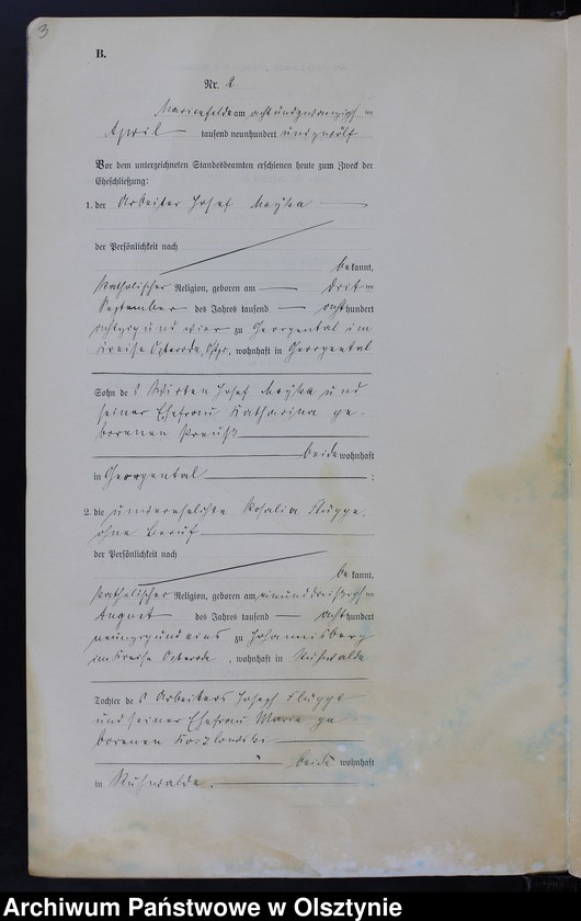 image.from.unit.number "Heiraths-Neben-Register Nr 1 - 11"