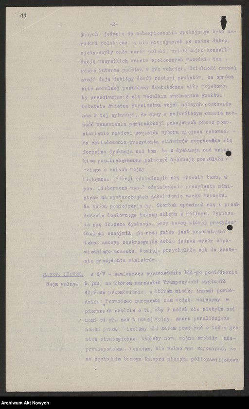 image.from.unit.number "Raporty z prasy polskiej w spr. Kresów Polskich dwutygodniowe. T. III"