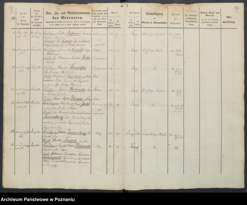 Obraz 11 z jednostki "Duplikat des Trauungs, Tauf und Begraebnissregister"