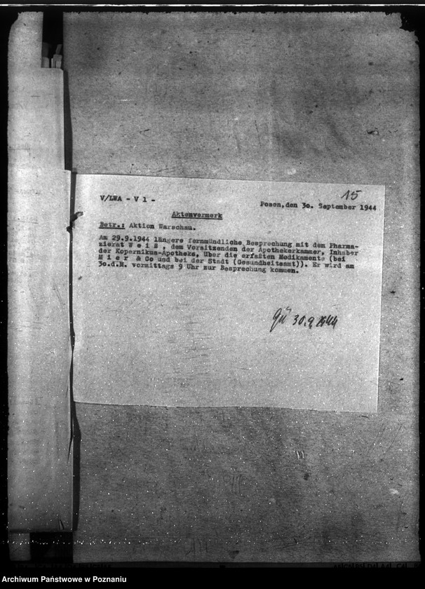 Obraz 20 z jednostki "Aktion Warschau. Verwertungen"