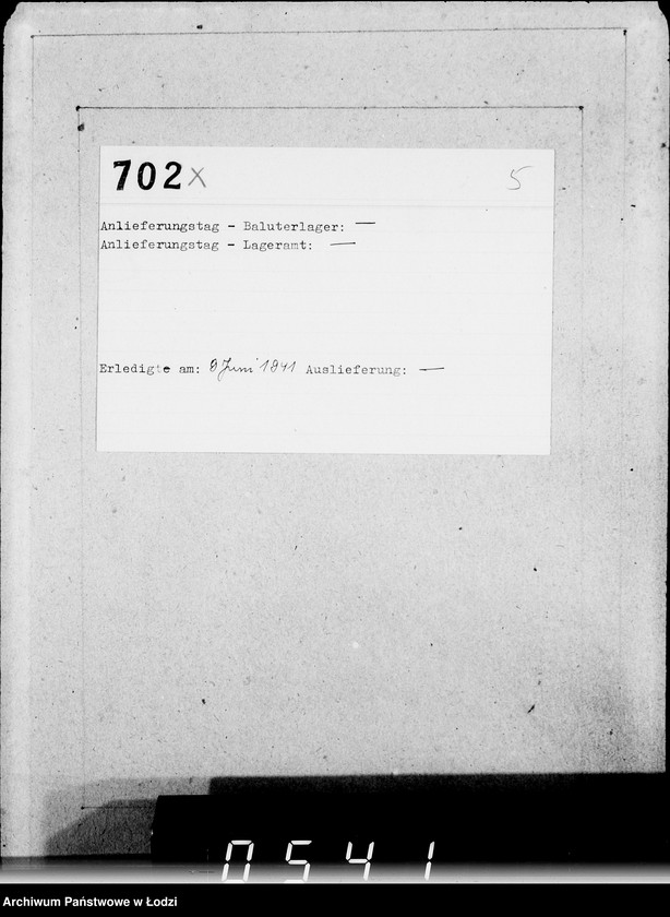 Obraz 9 z jednostki "[Ewidencja wniosków]"