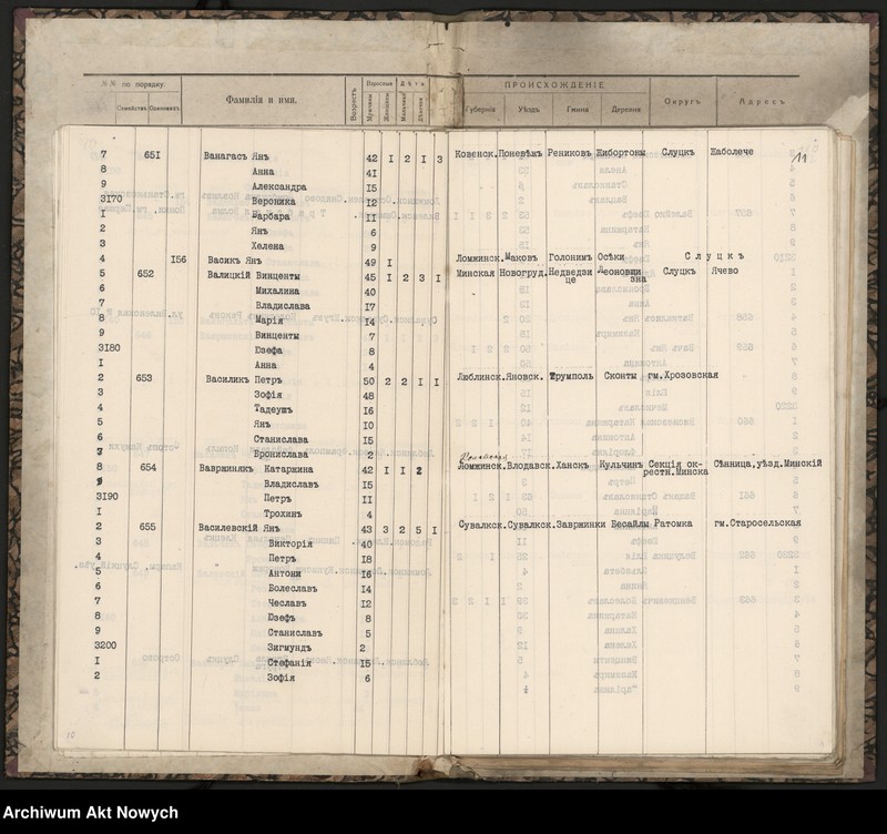 image.from.unit.number "Spis wysiedlonych. Litera W."