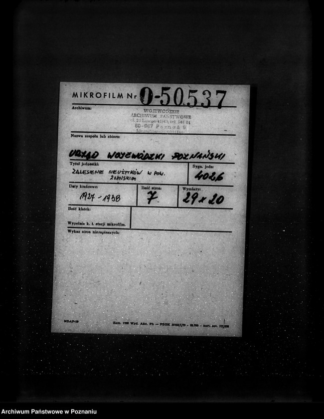 Obraz 2 z jednostki "Zalesienie nieużytków w powiecie żnińskim"