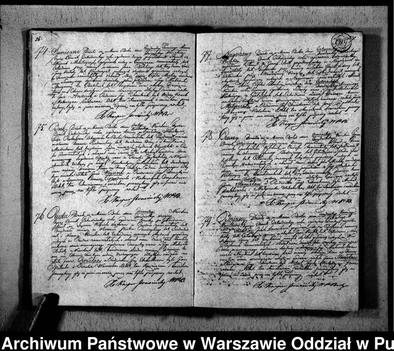image.from.unit.number "Akta urodzeń, małżeństw i zgonów"