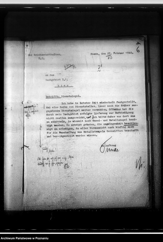 Obraz 10 z jednostki "Przepisy w sprawie pieczątek biurowych i ich zamówienia"