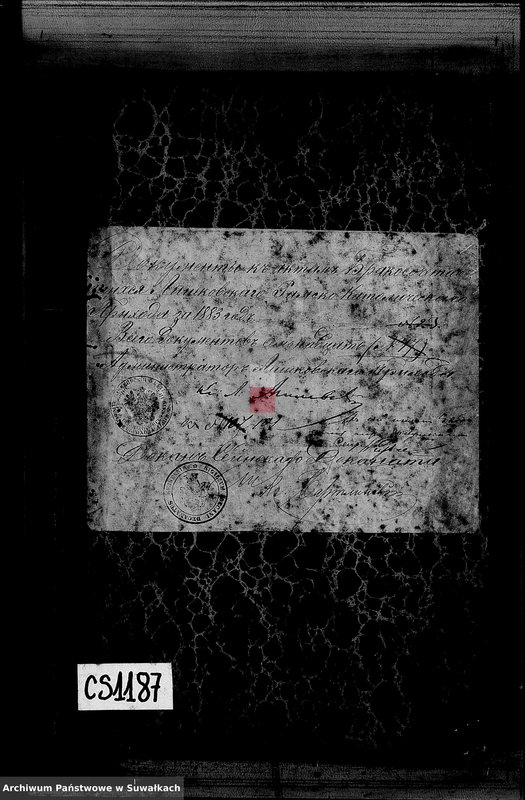 image.from.unit.number "Dokumenty k aktam brakosočetavšichsja Liškovskago Rimsko- katoličeskago Prichoda za 1883 god"