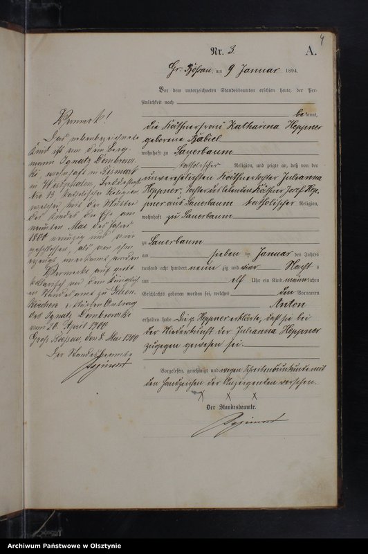 image.from.unit.number "Geburts-Haupt-Register Nr 1 - 98"