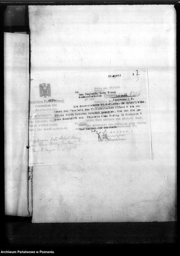 Obraz 6 z jednostki "Vermisste Alfred Kranz - Warschau (Warszawa)"