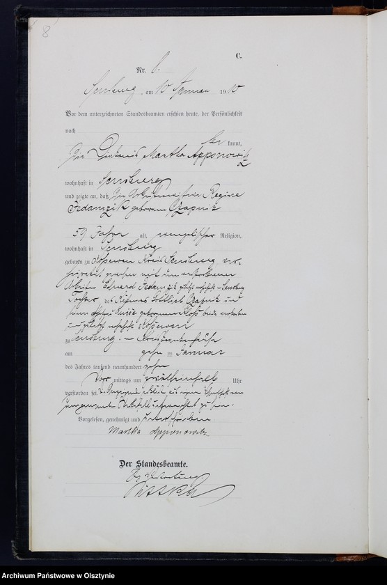 image.from.unit.number "Sterbe-Haupt-Register Nr 1 -215"