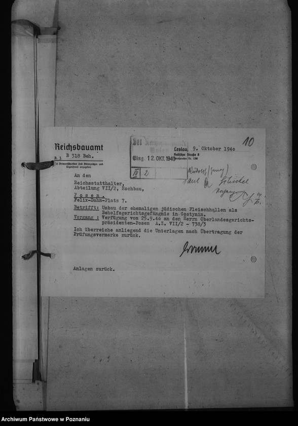 Obraz 14 z jednostki "Amtsgericht Gabin - Gąbin"