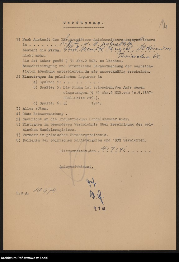 Obraz 16 z jednostki "Chil Mendel Engiel- mechaniczna pończoszarnia w Aleksandrowie"