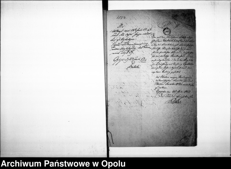 Obraz 5 z jednostki "Acta des Magistrats zu Oppeln betreffend: die Strassen-Beleuchtung und Verdingung der Oellieferung. de Anno 1853"
