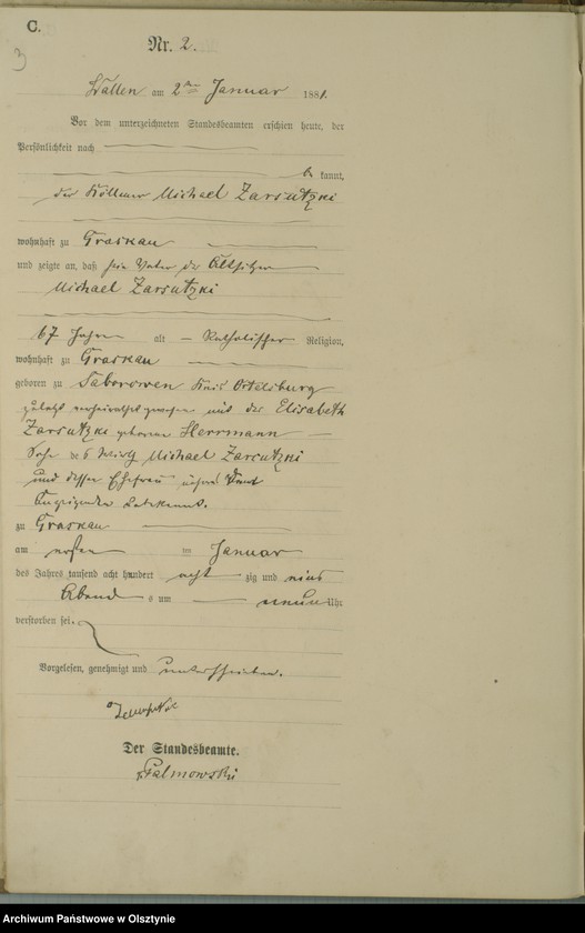 image.from.unit.number "Sterbe-Haupt-Register Nr 1 - 27"