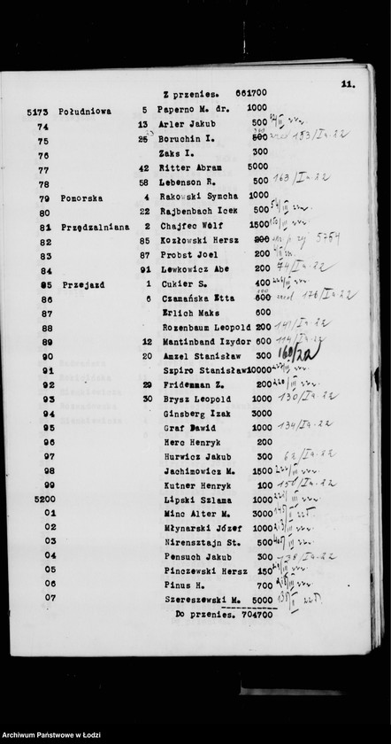 Obraz 14 z jednostki "Rejestr poborczy"
