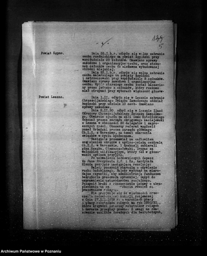 Obraz 9 z jednostki "Sprawozdania sytuacyjne tygodniowe za czas od 1 lutego do 28 lutego 1930 r."