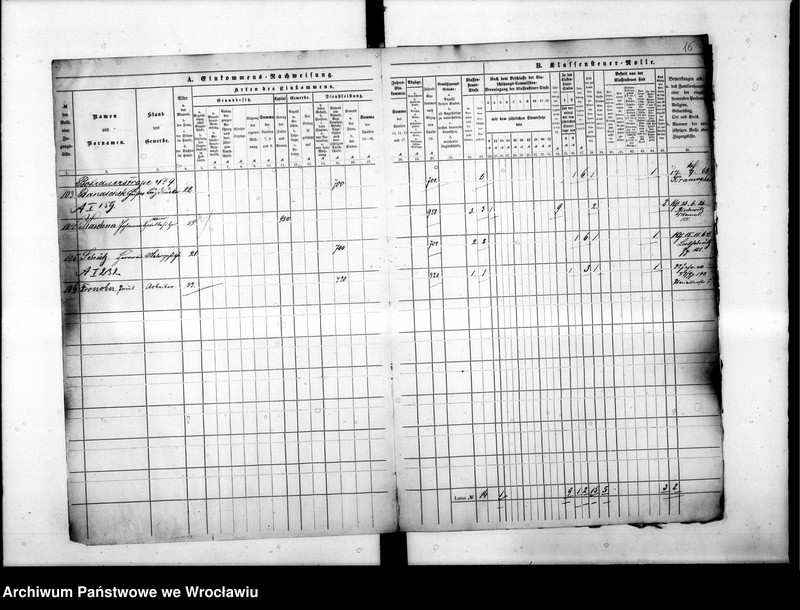 image.from.unit.number "Klassensteuerrolle nebst Eikommens - Nachweisung"