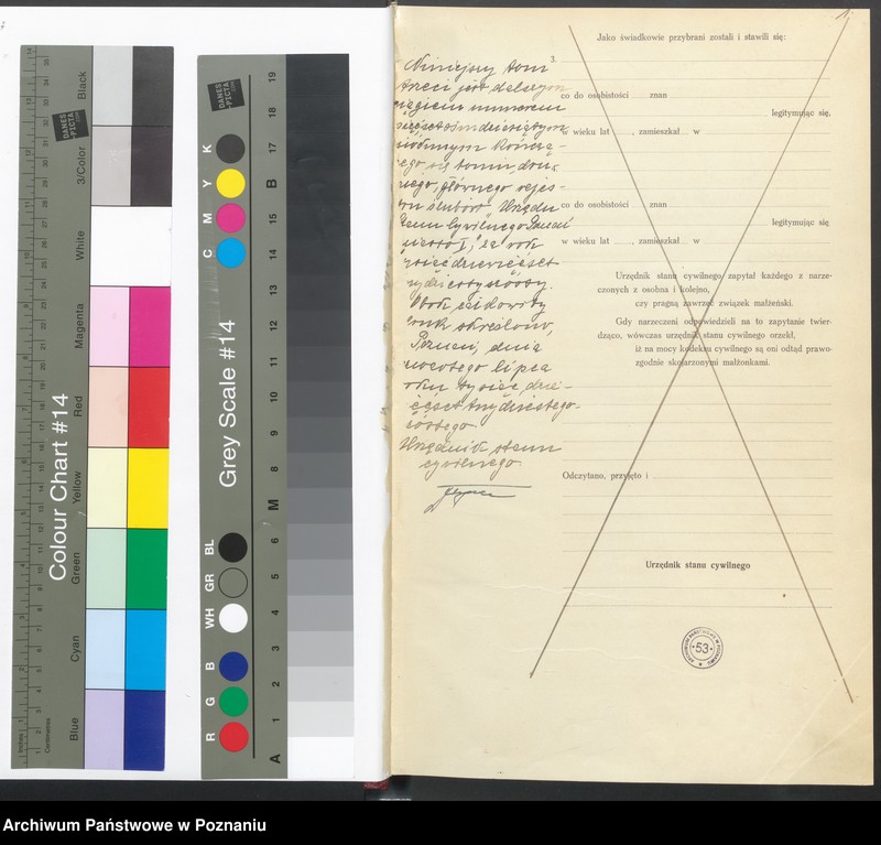 Obraz 3 z jednostki "Księga miejscowa małżeństw tom III [Rejestr główny małżeństw]"