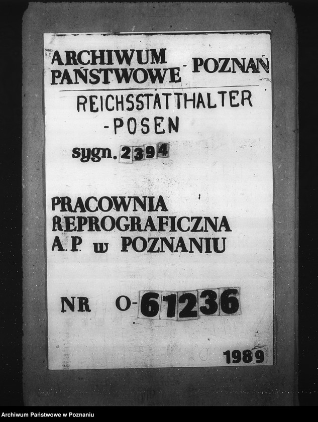 Obraz 1 z jednostki "Überbahme von Umsiedlern in den öffentlichen Dienst"