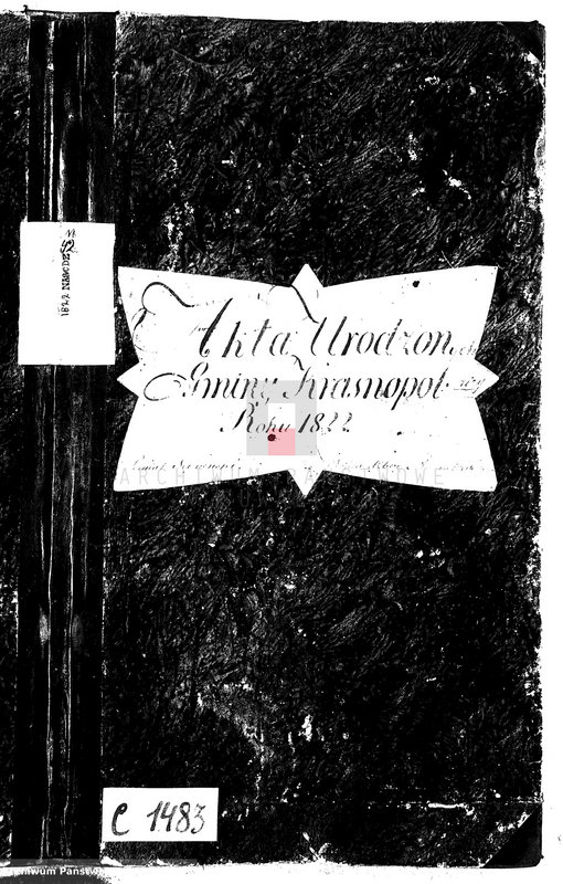 image.from.unit.number "Akta Urodzonych Gminy Krasnopolskiey R-ku 1822. Powiat Seyneński Województwa Augstowskiego."