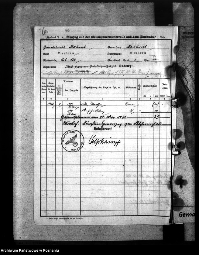 Obraz 11 z jednostki "Przejmowanie gruntów przez Dyrekcję Dróg Wodnych"