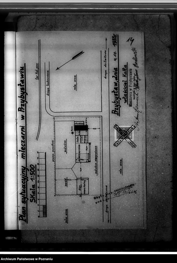 Obraz 19 z jednostki "Mleczarnia w Przybysławiu pow. jarociński nr fabr kotła 2625, nr woj. kotła 6606"
