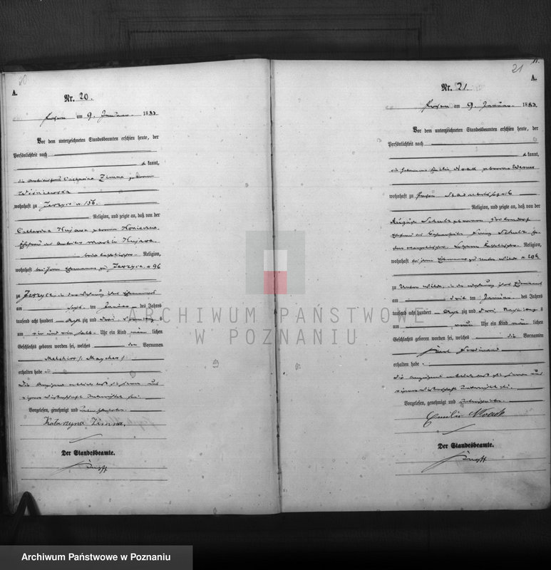 Obraz 12 z jednostki "Księga urodzeń t. I"